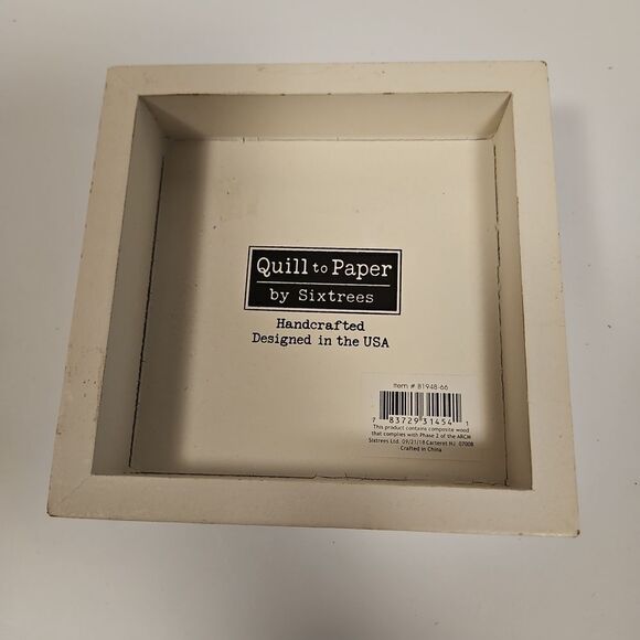 SIXTREES Wood Distress Sign - Picture 5 of 5